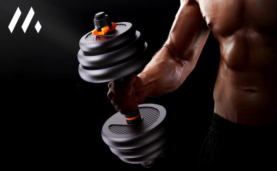 MASTON 2 in 1 Adjustable Dumbbells