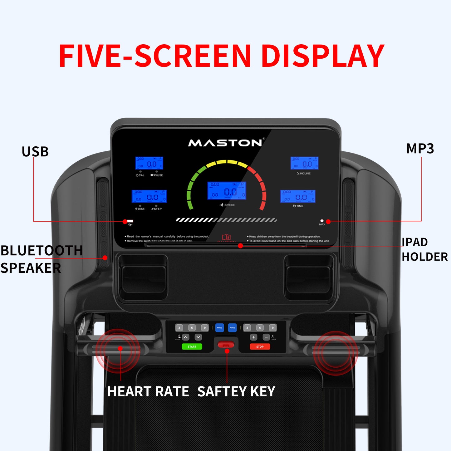 جهاز المشي التجاري الخفيف M2 + محطة الصالة الرياضية المنزلية MST-MC800 – مجموعة كاملة للصالة الرياضية المنزلية