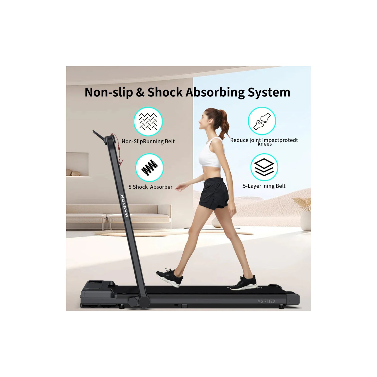 جهاز المشي MST-T120 مع مقبض