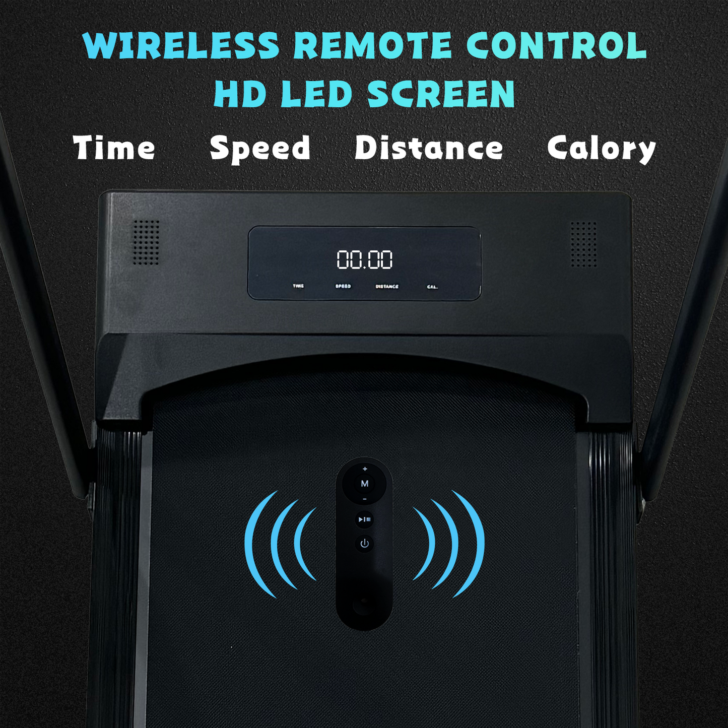 جهاز المشي المنزلي ماستون MST-T100A بقوة 3.0 حصان، مزود بلوحة مشي، يُوضع تحت المكتب