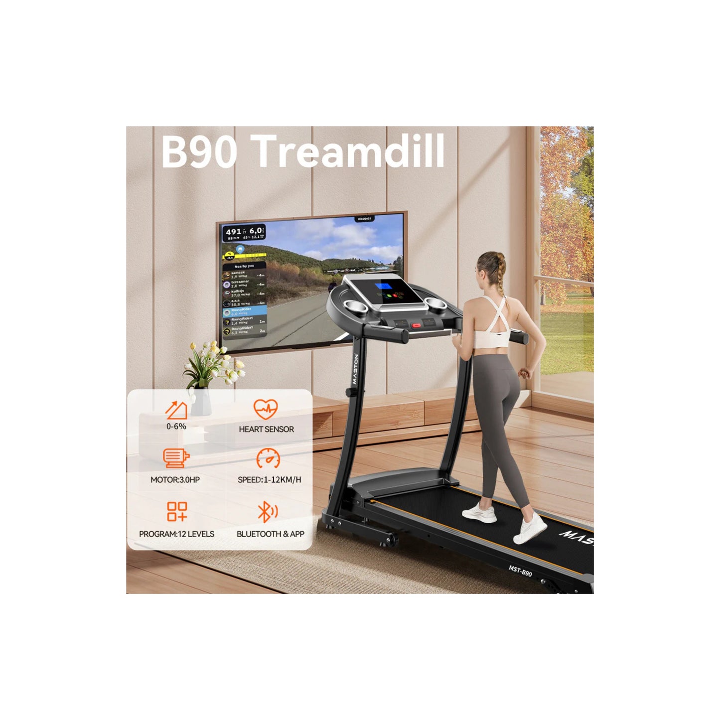 جهاز المشي القابل للطي MST-B90