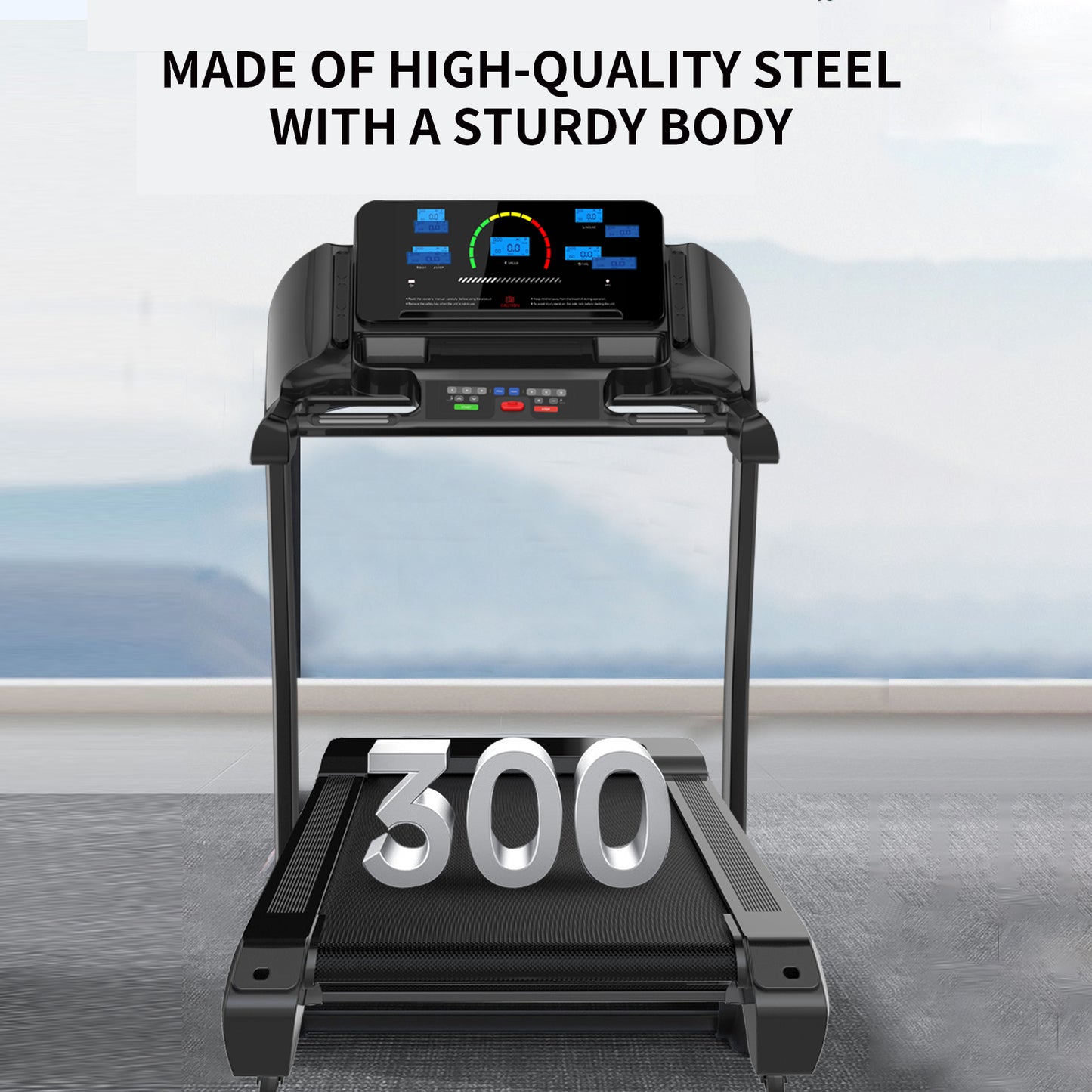 جهاز المشي التجاري الخفيف M2 + محطة الصالة الرياضية المنزلية MST-MC800 – مجموعة كاملة للصالة الرياضية المنزلية