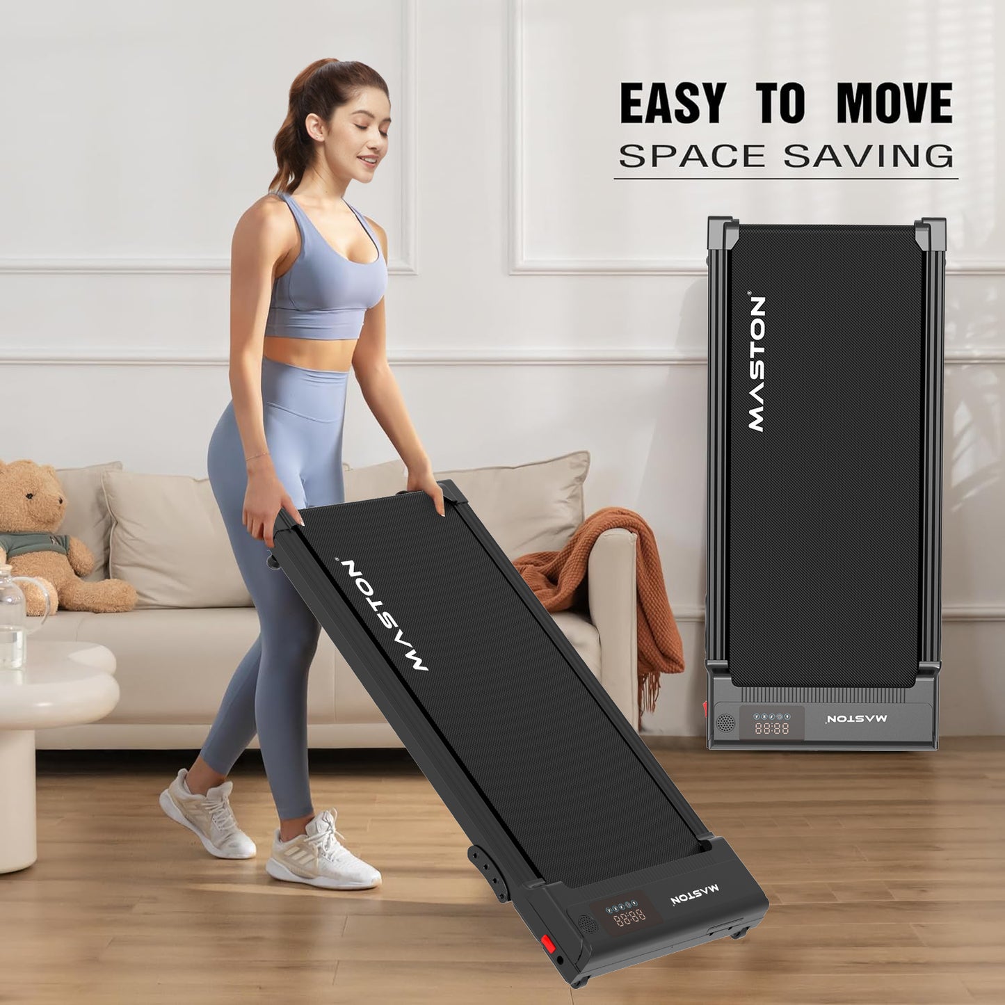 جهاز المشي ماستون T110 + لوحة الاهتزاز D1 – مجموعة لياقة بدنية منزلية مدمجة - الإمارات العربية المتحدة