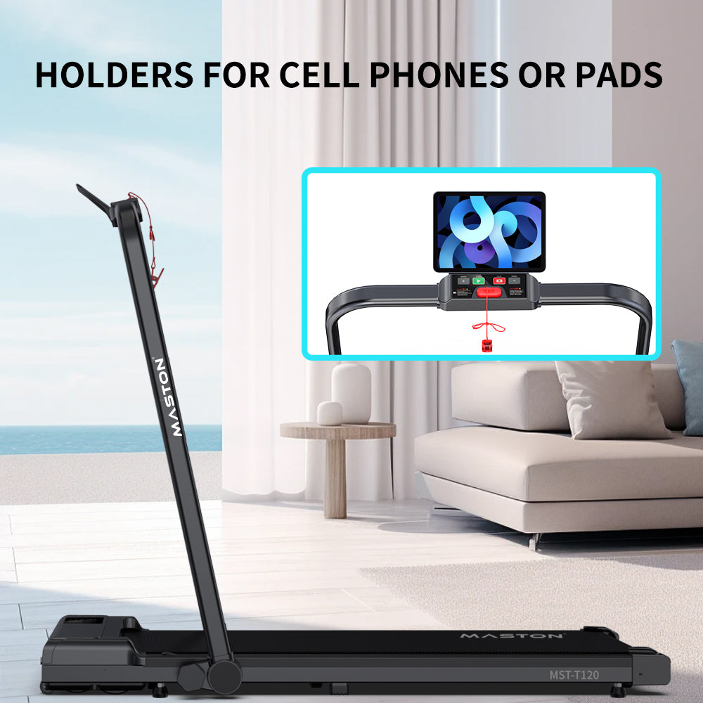 جهاز المشي MST-T120 + لوحة الاهتزاز D1 – مجموعة لياقة بدنية منزلية مدمجة
