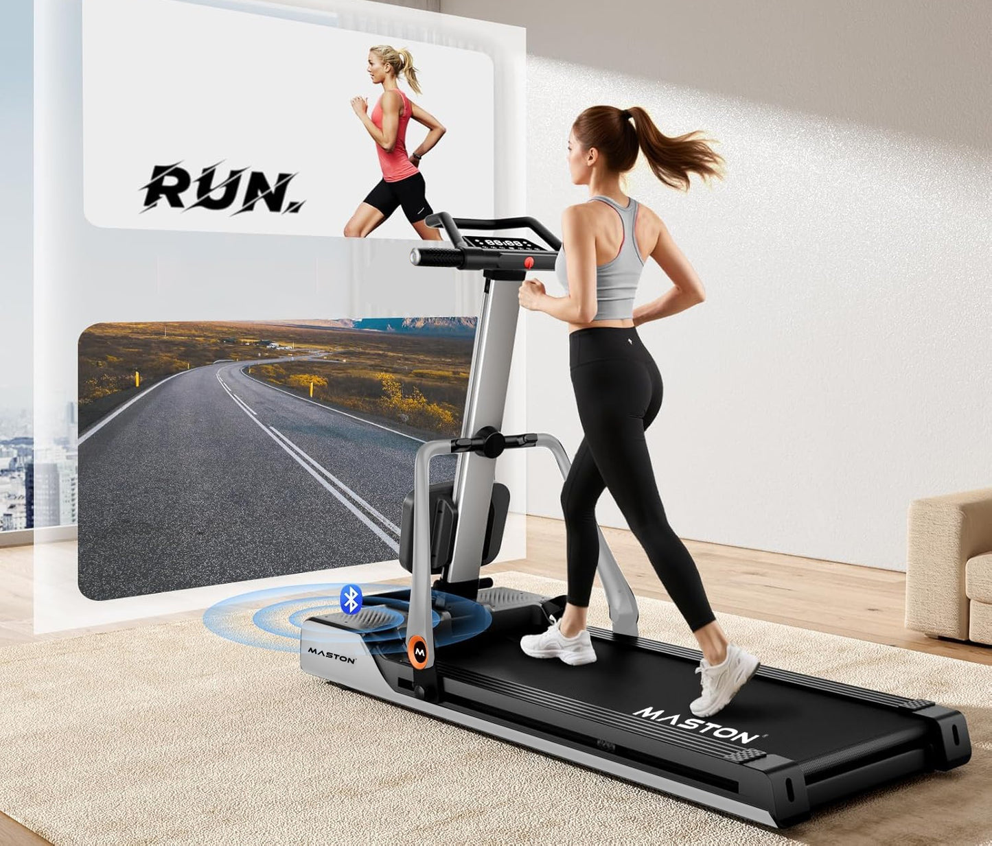 جهاز المشي متعدد الوظائف ماستون M4 4 في 1 مع لوحة الاهتزاز MST-D1