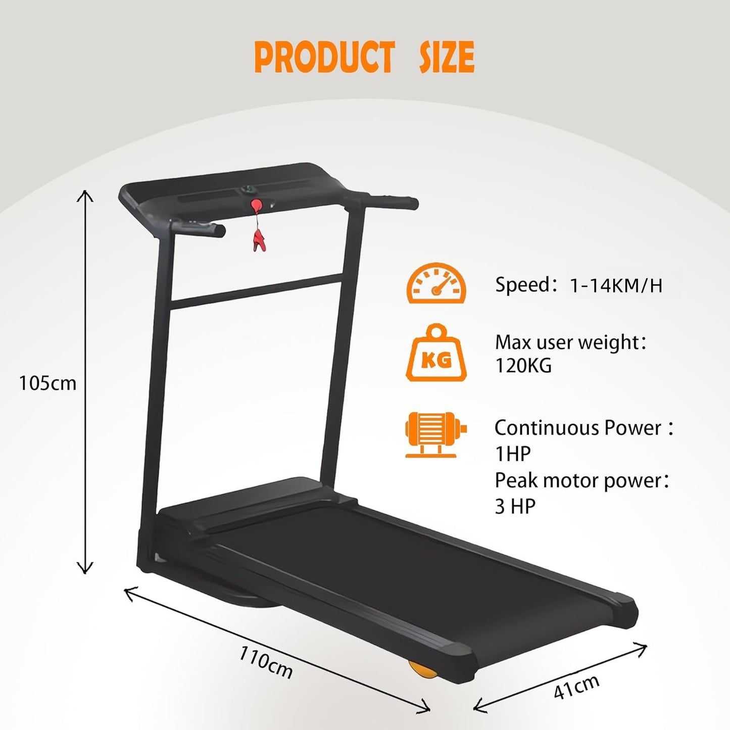 جهاز المشي الكهربائي القابل للطي من ماستون MST-B140