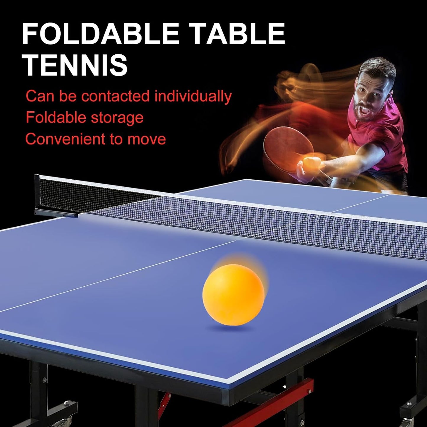 MASTON Foldable & Movable TT Table 15