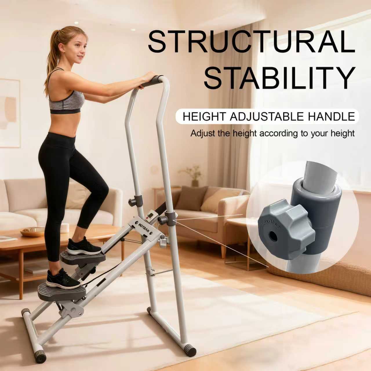 آلة الخطوة العمودية القابلة للطي 