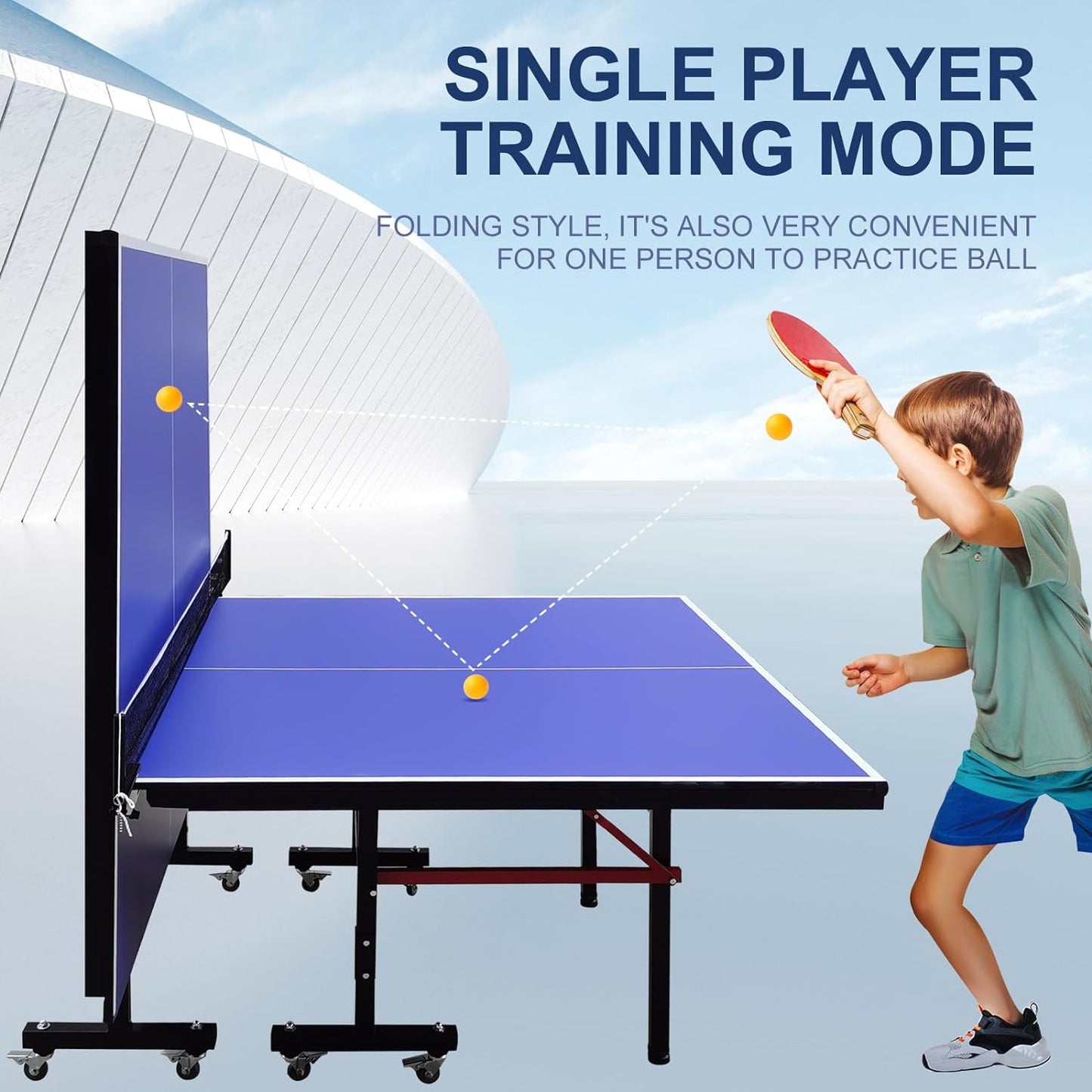 MASTON Foldable & Movable TT Table 15