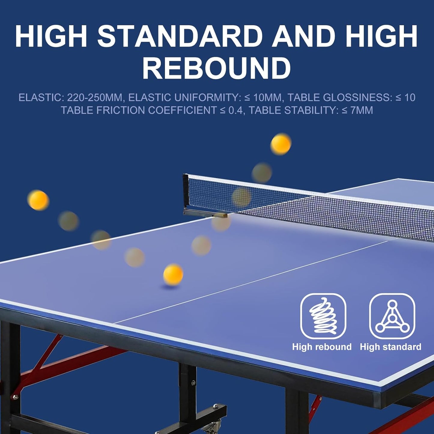 MASTON Foldable & Movable TT Table 15