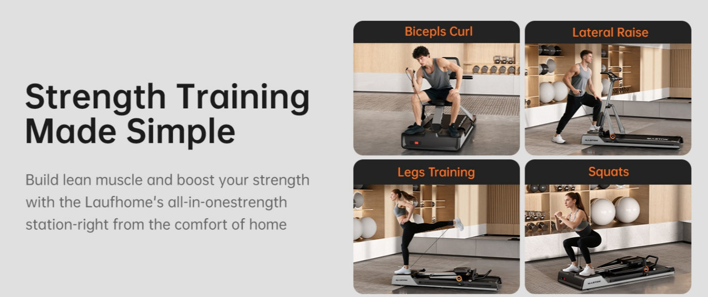 جهاز المشي متعدد الوظائف ماستون M4 4 في 1 مع لوحة الاهتزاز MST-D1