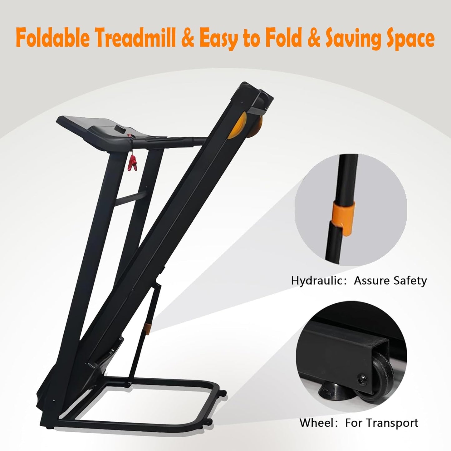 Maston Treadmill MST-B140 Home Foldable Motorized Treadmill