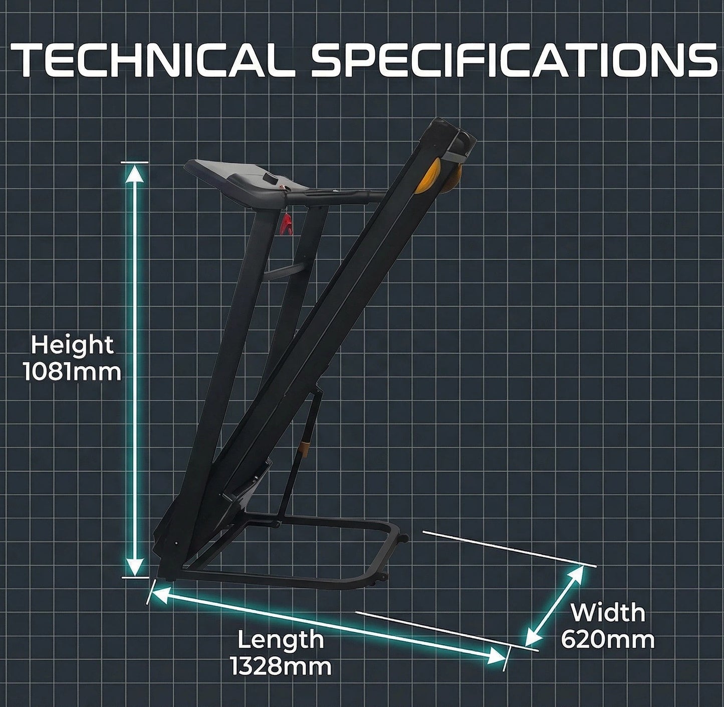 Maston Treadmill MST-B140 Home Foldable Motorized Treadmill