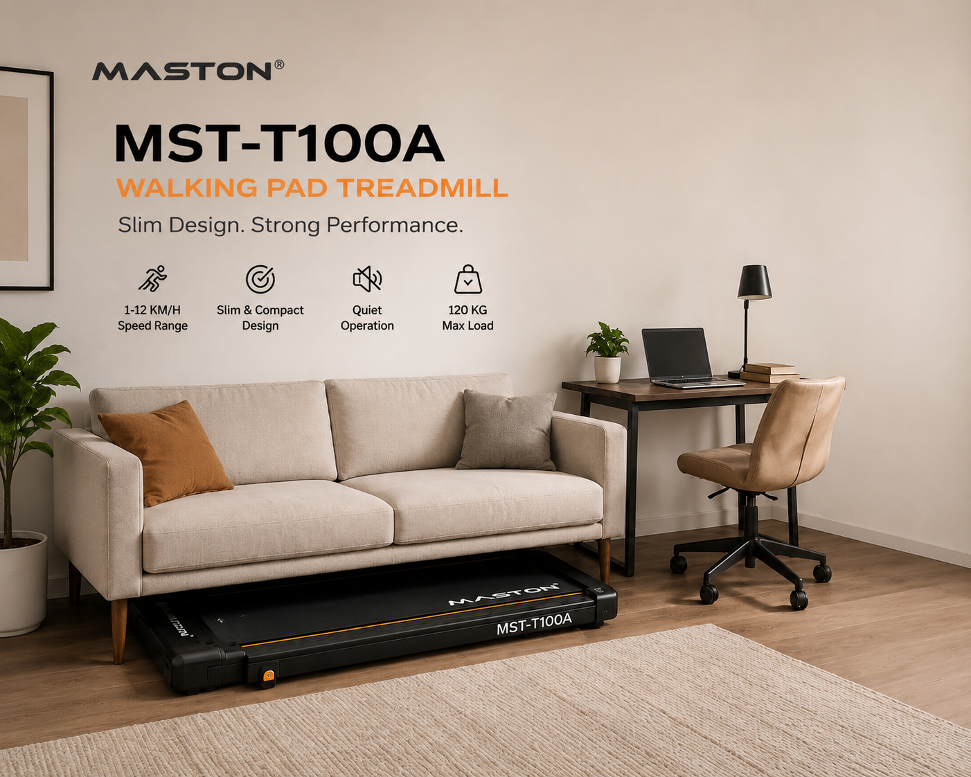 جهاز المشي MST-T120 مع مقبض